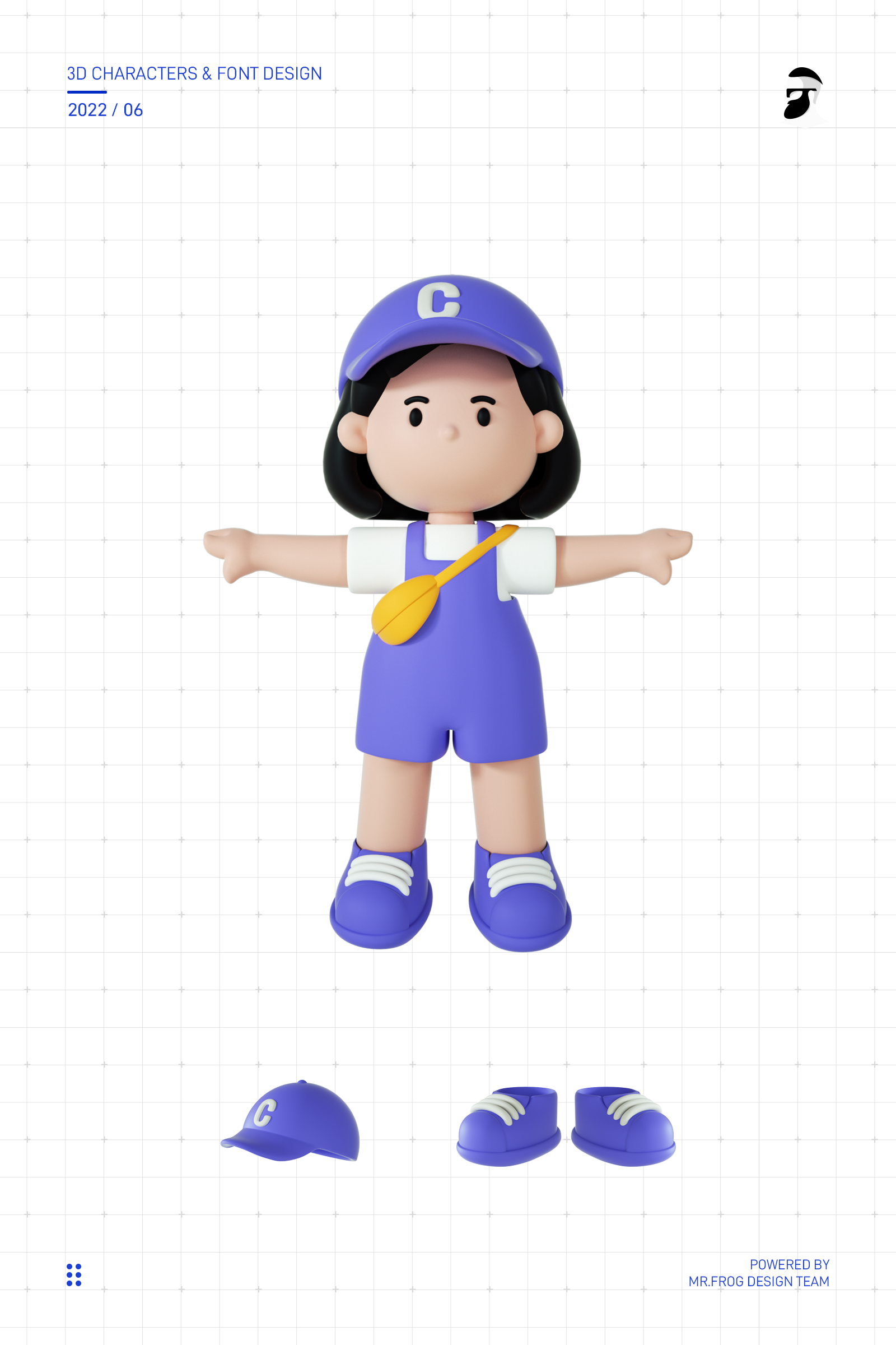 父亲节3D人物+字体海报设计